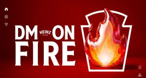 Ação criada pela Africa Creative transformou prints de conversas com o emoji de fogo em cupons de desconto no Heinz Ketchup Picante.