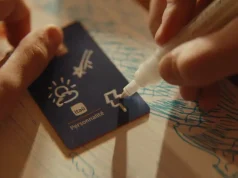 Itaú Personnalité lança campanha “Pra todos os seus feitos” Campanha Itaú Personnalité mostra pessoa desenhando símbolos em cartão azul sobre papel, representando sonhos, projetos e conquistas financeiras.