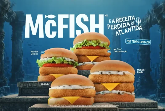 McFish retorna ao cardápio em todo o Brasil com campanha inspirada em Atlântida e apresenta o novo McFish Deluxe