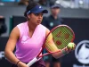 Naná Silva disputa partida de tênis no SP Open 2026 com raquete em mãos na Quadra Central.